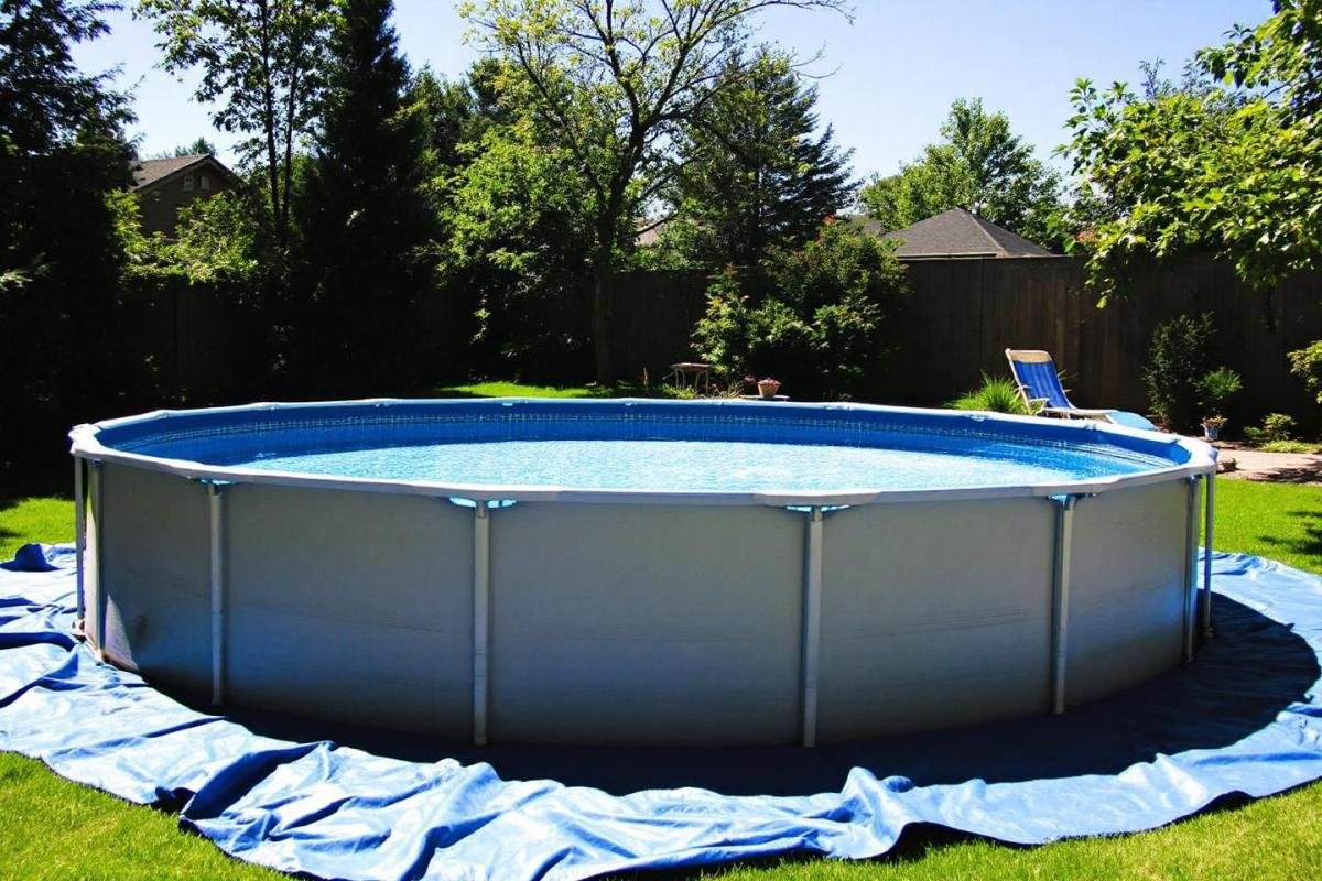 Que mettre sous une piscine hors sol​ ?